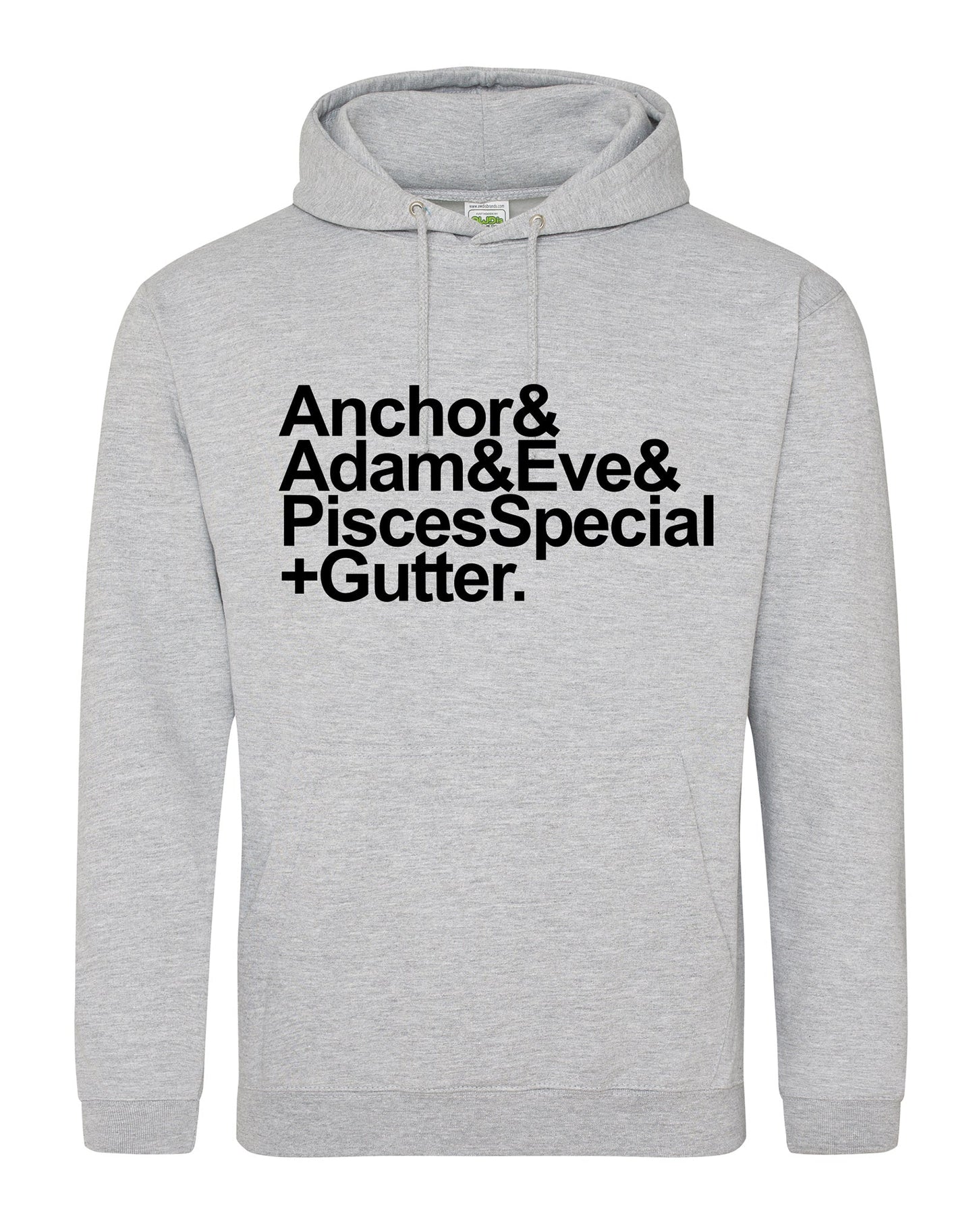 Anchor to Adam & Eve unisex fit hoodie - various colours - Dirty Stop Outs