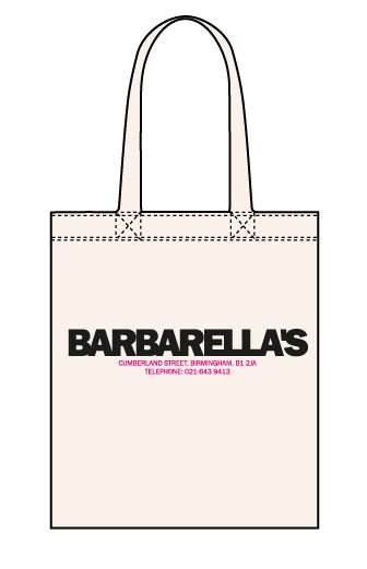 Barbarella's canvas tote bag - Dirty Stop Outs