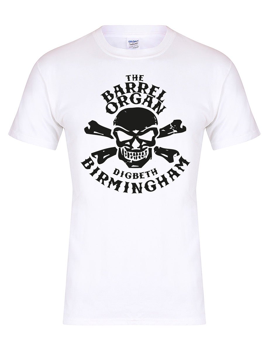 Barrel Organ - skull/crossbones - unisex fit T-shirt - various colours - Dirty Stop Outs
