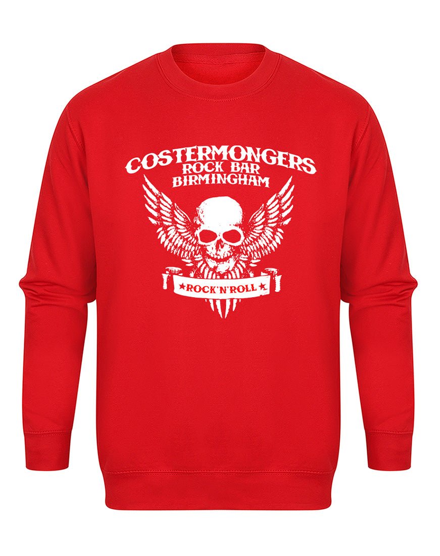 Costermongers rock bar skull/wings unisex fit sweatshirt - various colours - Dirty Stop Outs