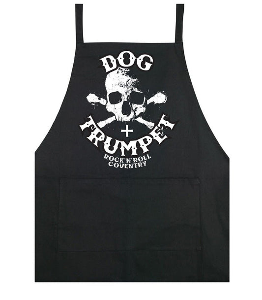 Dog & Trumpet (with skull) cooking apron - Dirty Stop Outs