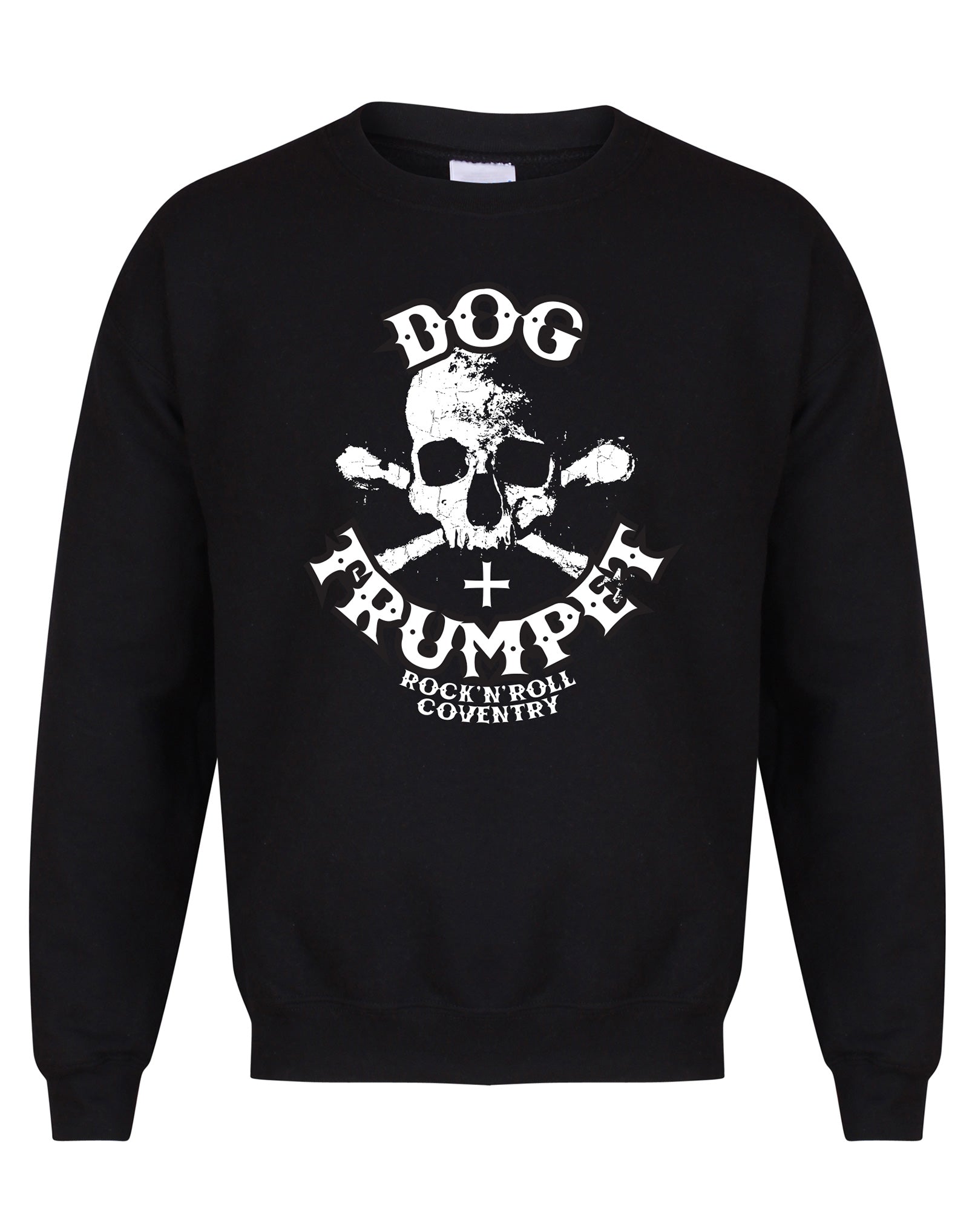 Dog & Trumpet (with skull) unisex fit sweatshirt - various colours - Dirty Stop Outs