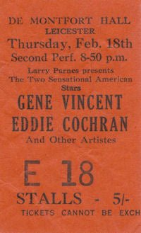 Eddie Cochran: A Fast Moving Beat Show - hardback edition - Dirty Stop Outs