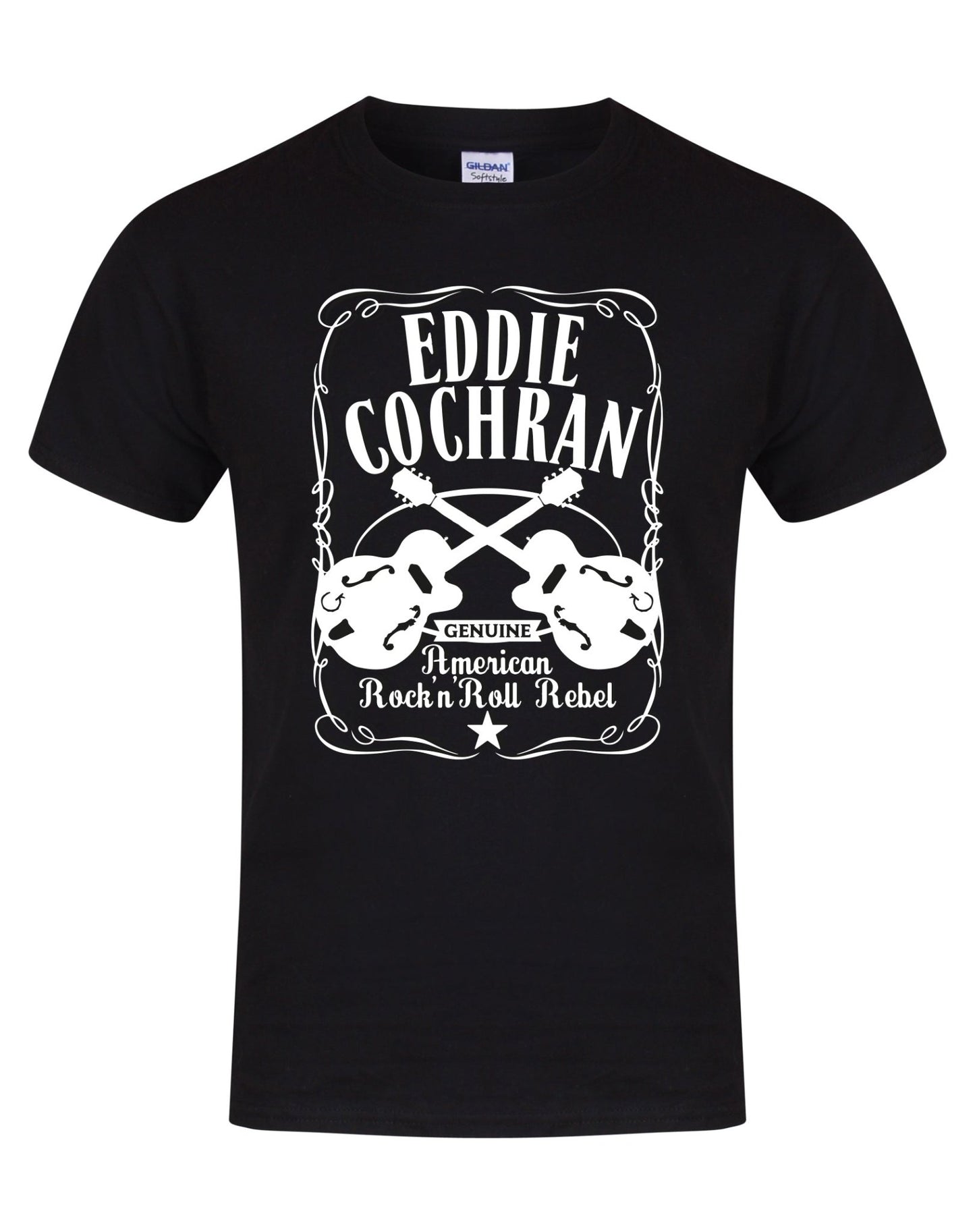 Eddie Cochran - Cross Gretsch guitars unisex fit T-shirt - various colours - Dirty Stop Outs