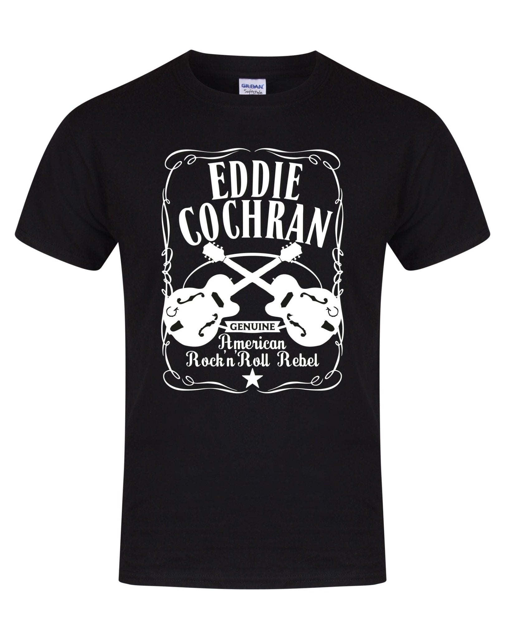 Eddie Cochran - Cross Gretsch guitars unisex fit T-shirt - various colours - Dirty Stop Outs