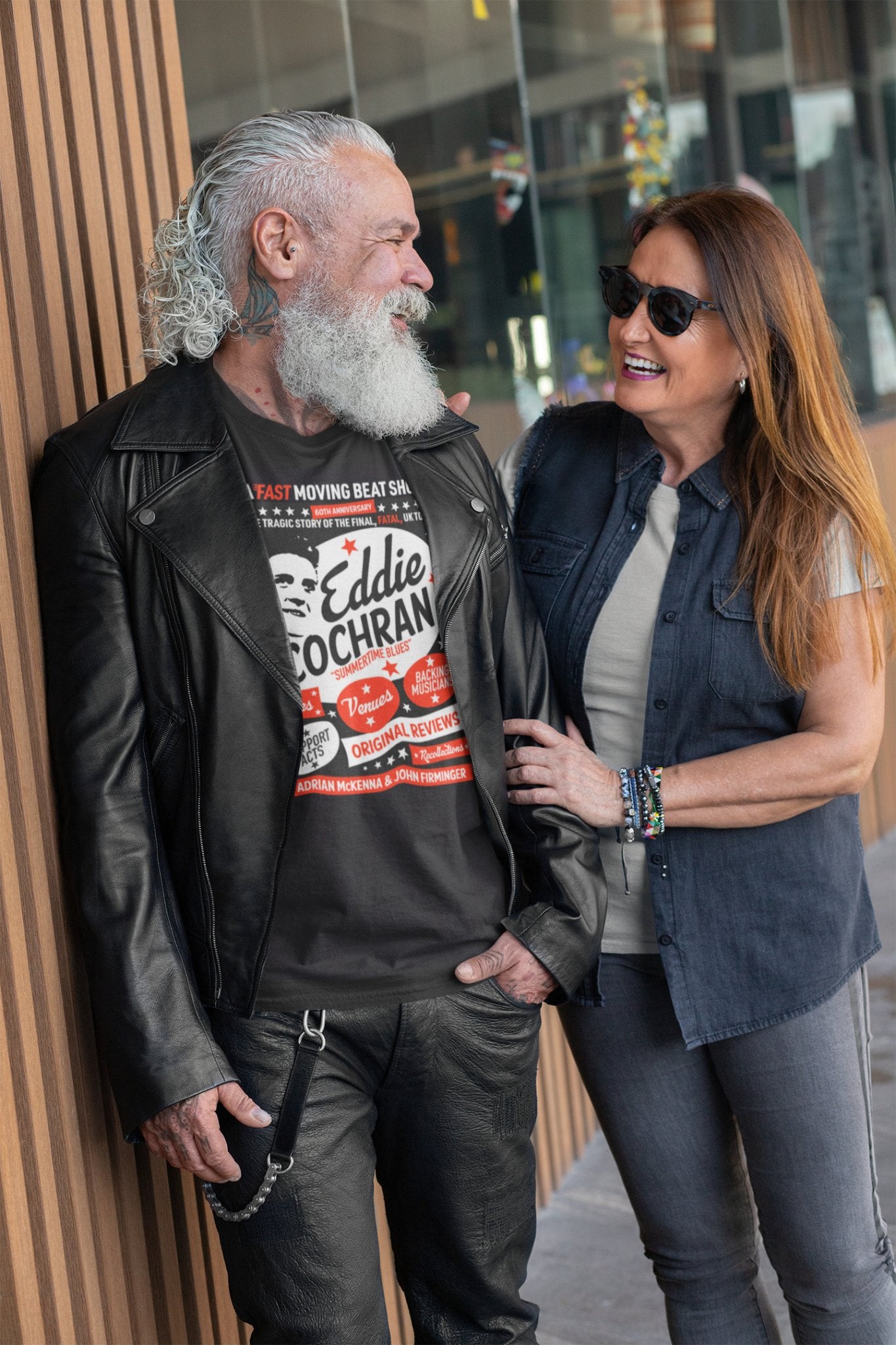 Eddie Cochran: Fast Moving Beat Show unisex fit T-shirt - various colours - Dirty Stop Outs