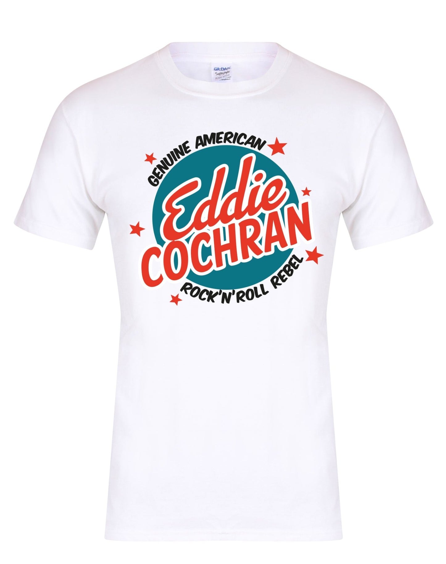 Eddie Cochran - rock'n'roll rebel - unisex fit T-shirt - various colours - Dirty Stop Outs