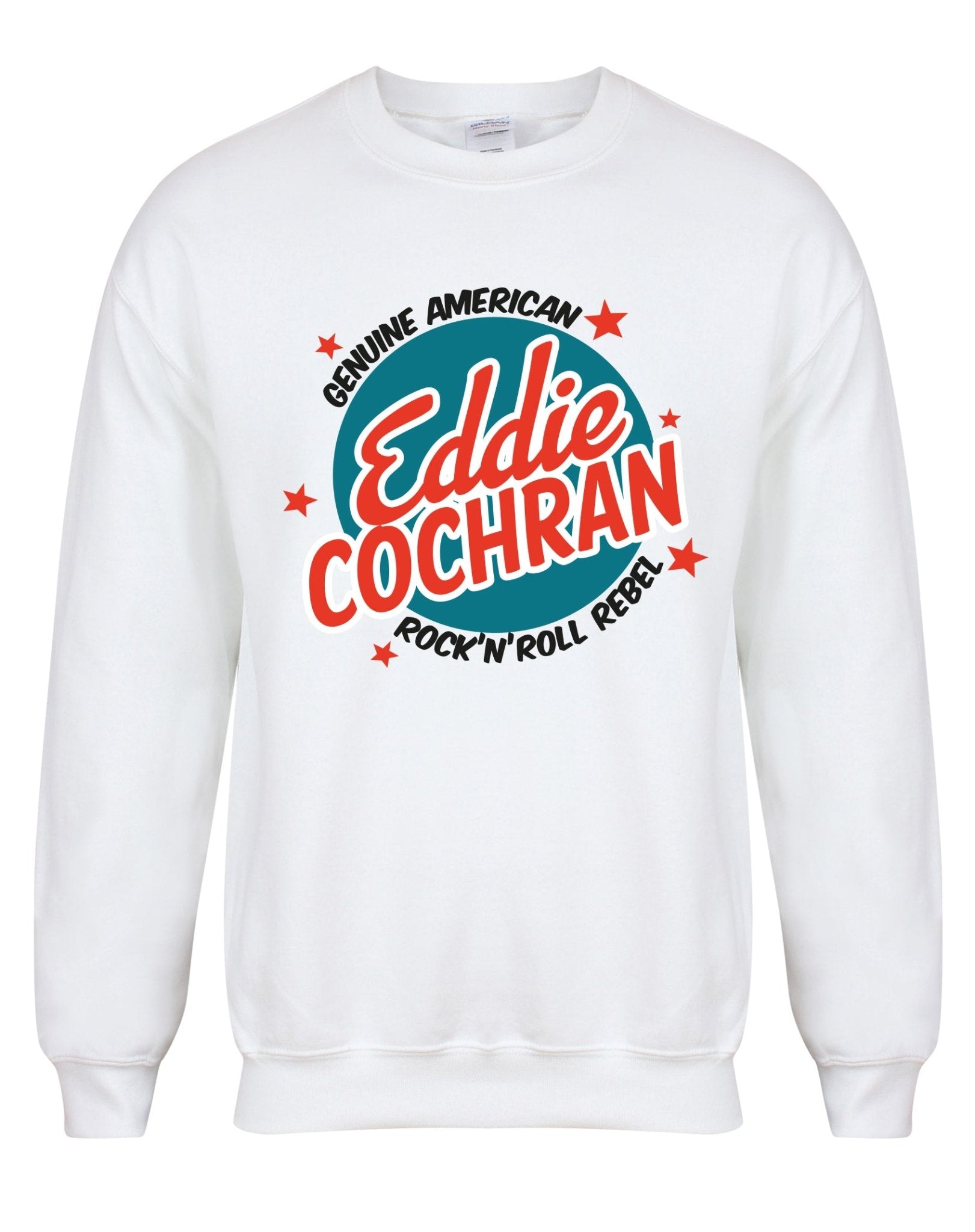 Eddie Cochran - rock'n'roll rebel - unisex sweatshirt - various colours - Dirty Stop Outs