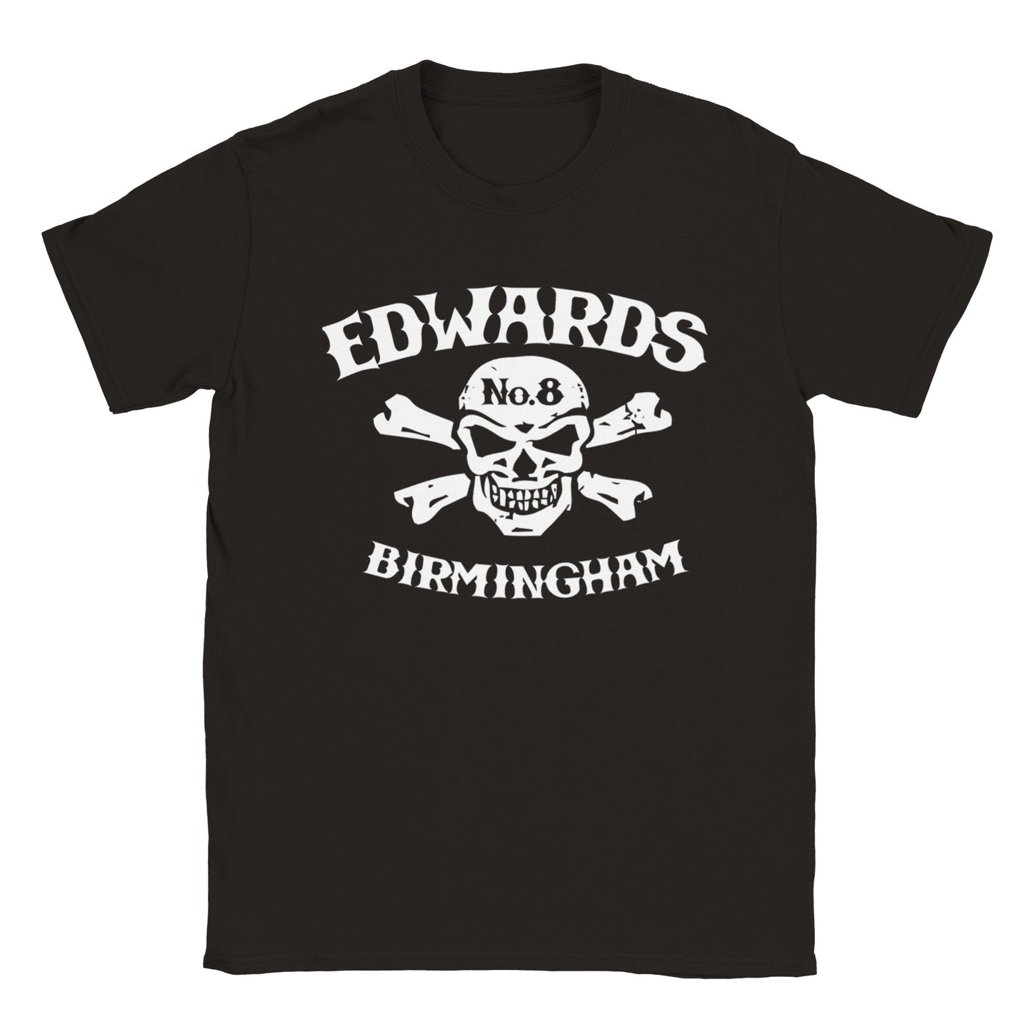 Edwards No. 8 - skull/crossbones - unisex fit T-shirt - various colours - Dirty Stop Outs