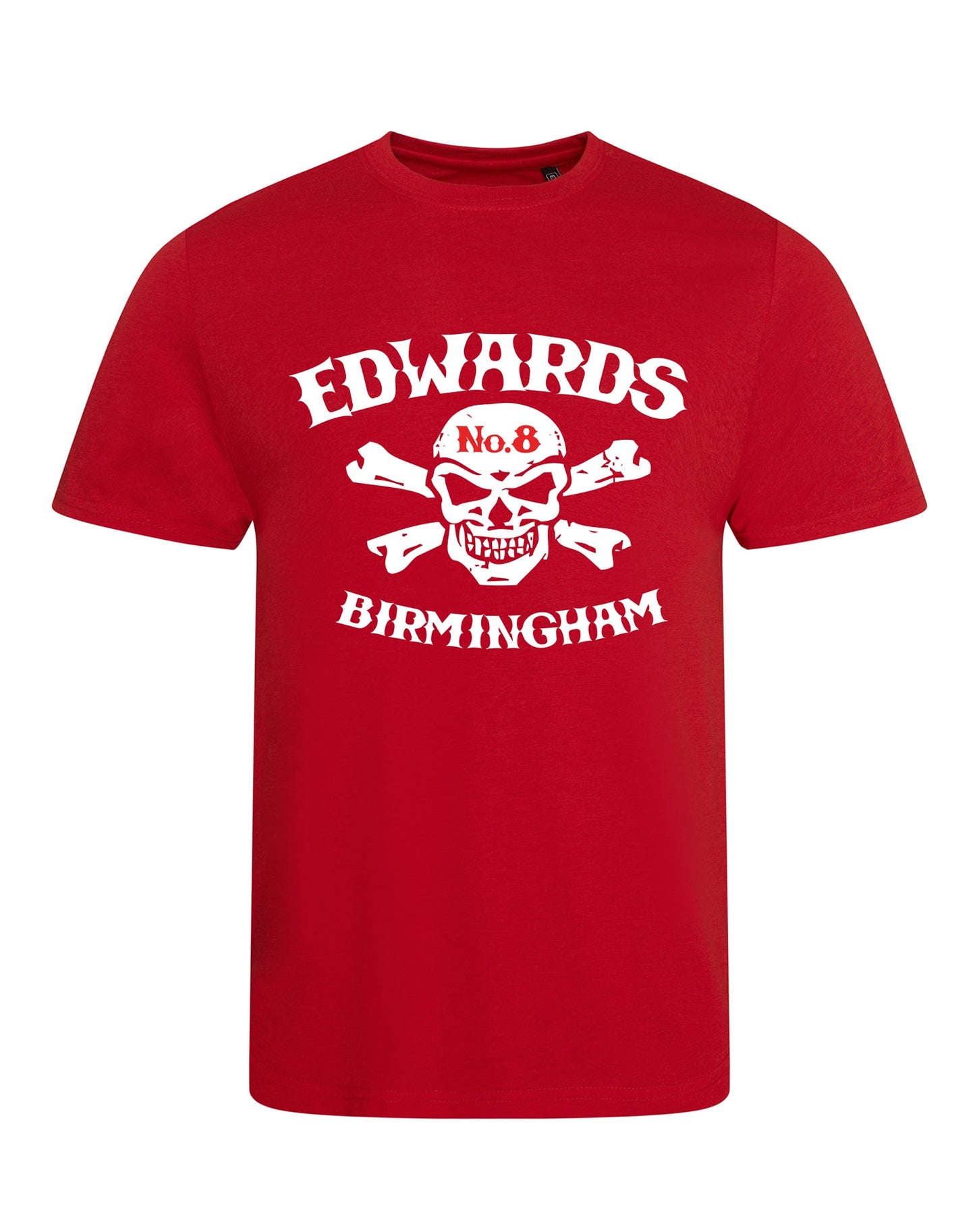 Edwards No. 8 - skull/crossbones - unisex fit T-shirt - various colours - Dirty Stop Outs