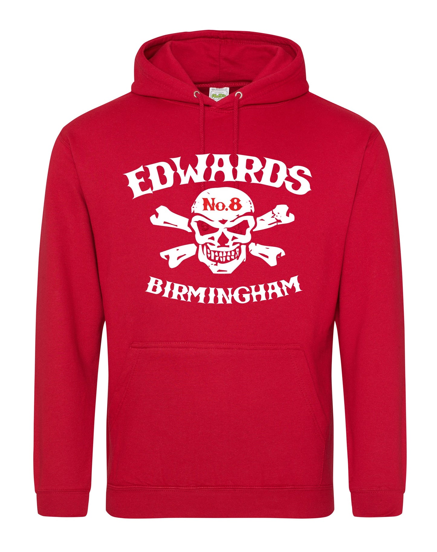 Edwards No. 8 skull/crossbones unisex hoodie - various colours - Dirty Stop Outs