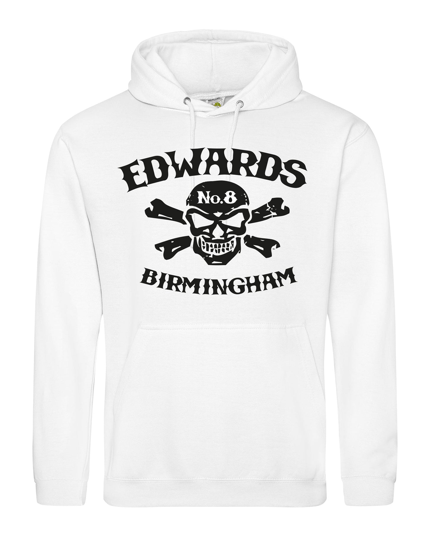 Edwards No. 8 skull/crossbones unisex hoodie - various colours - Dirty Stop Outs