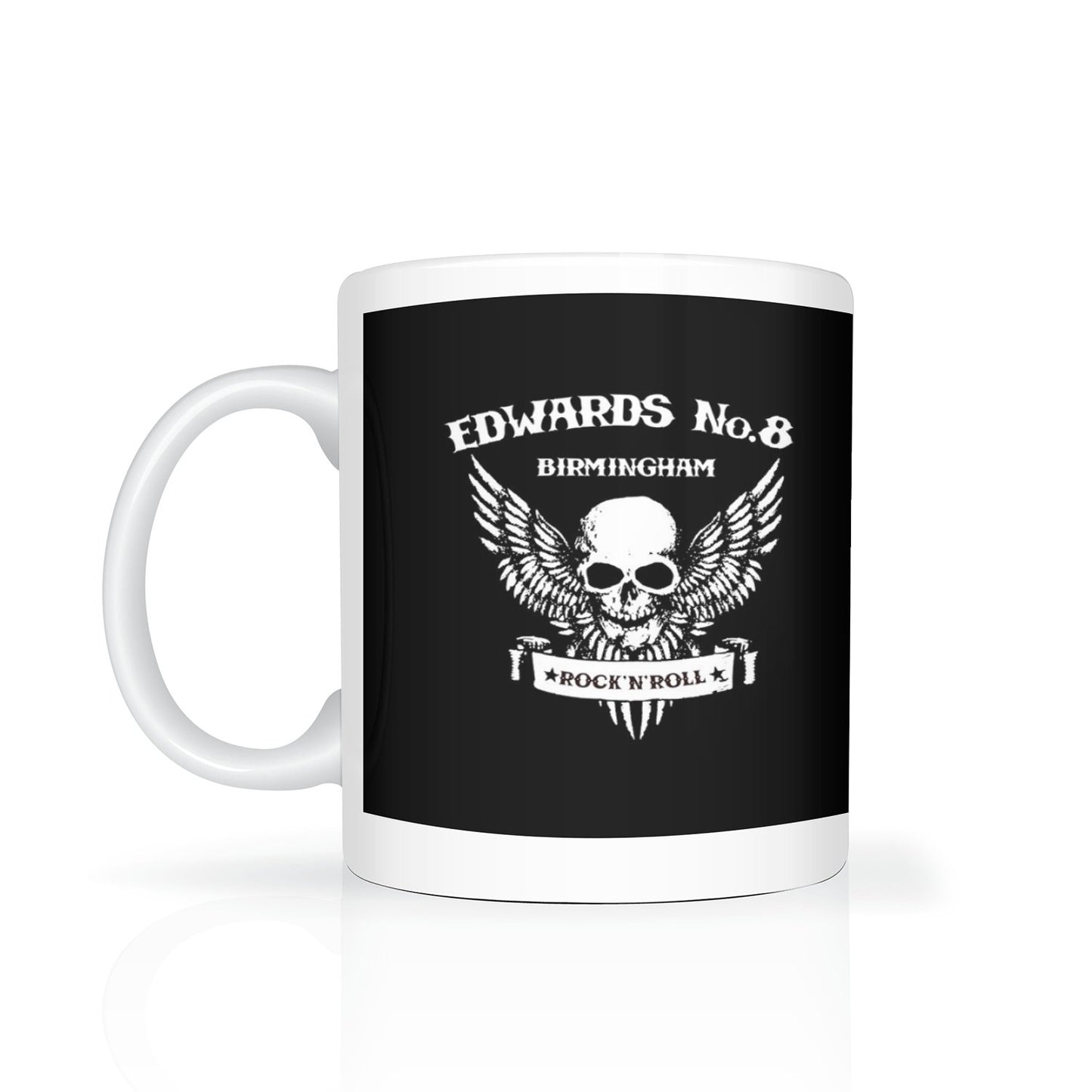 Edwards No. 8 skull/wings mug - Dirty Stop Outs