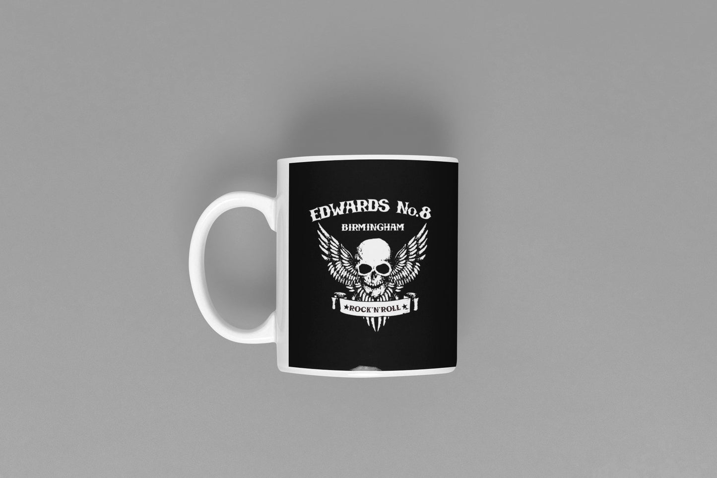 Edwards No. 8 skull/wings mug - Dirty Stop Outs