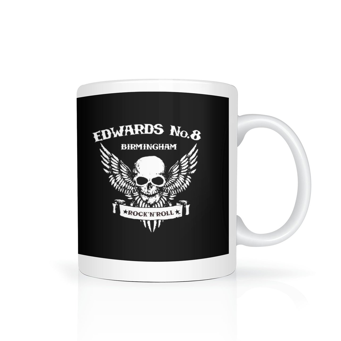 Edwards No. 8 skull/wings mug - Dirty Stop Outs