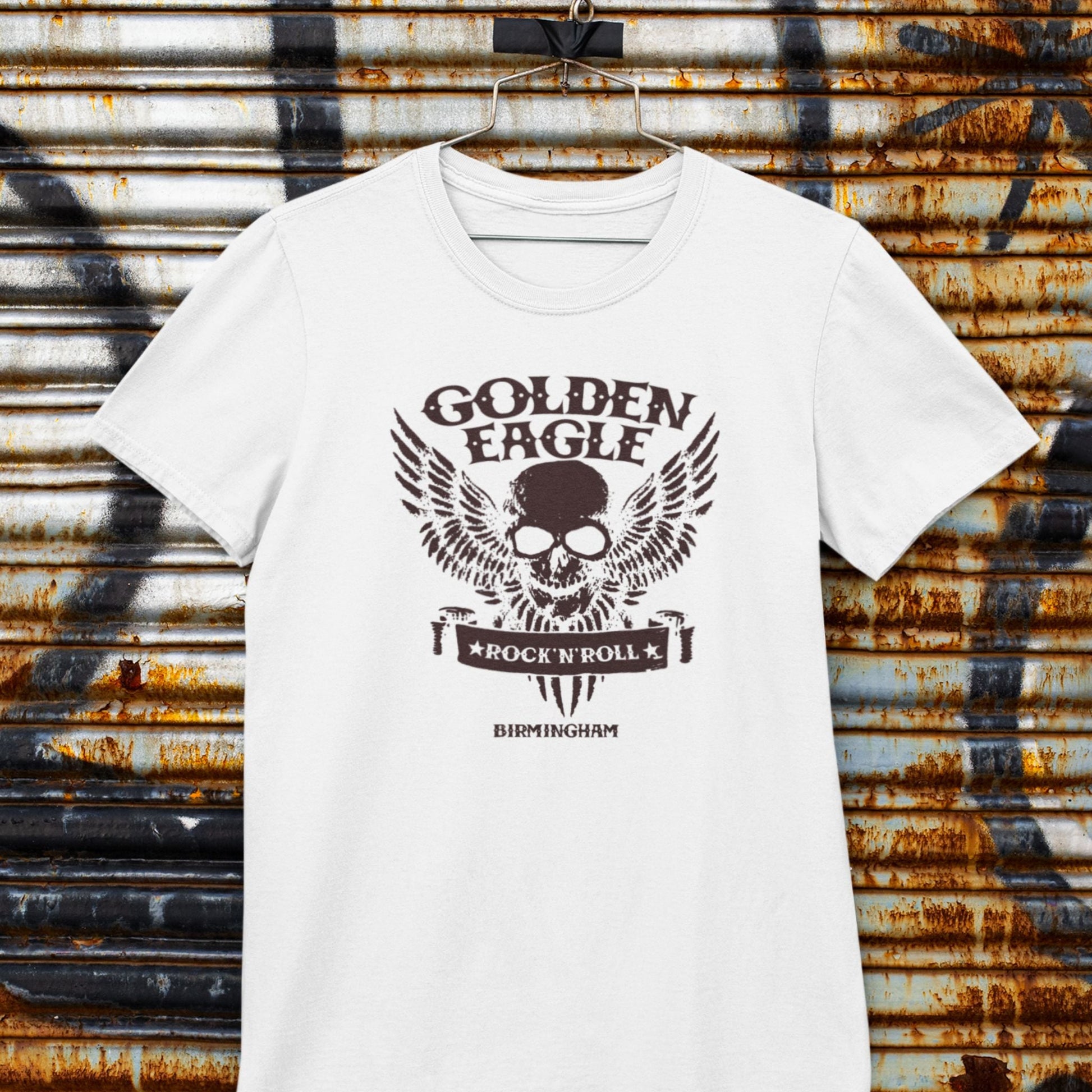Golden Eagle skull/wings T-shirt - Dirty Stop Outs