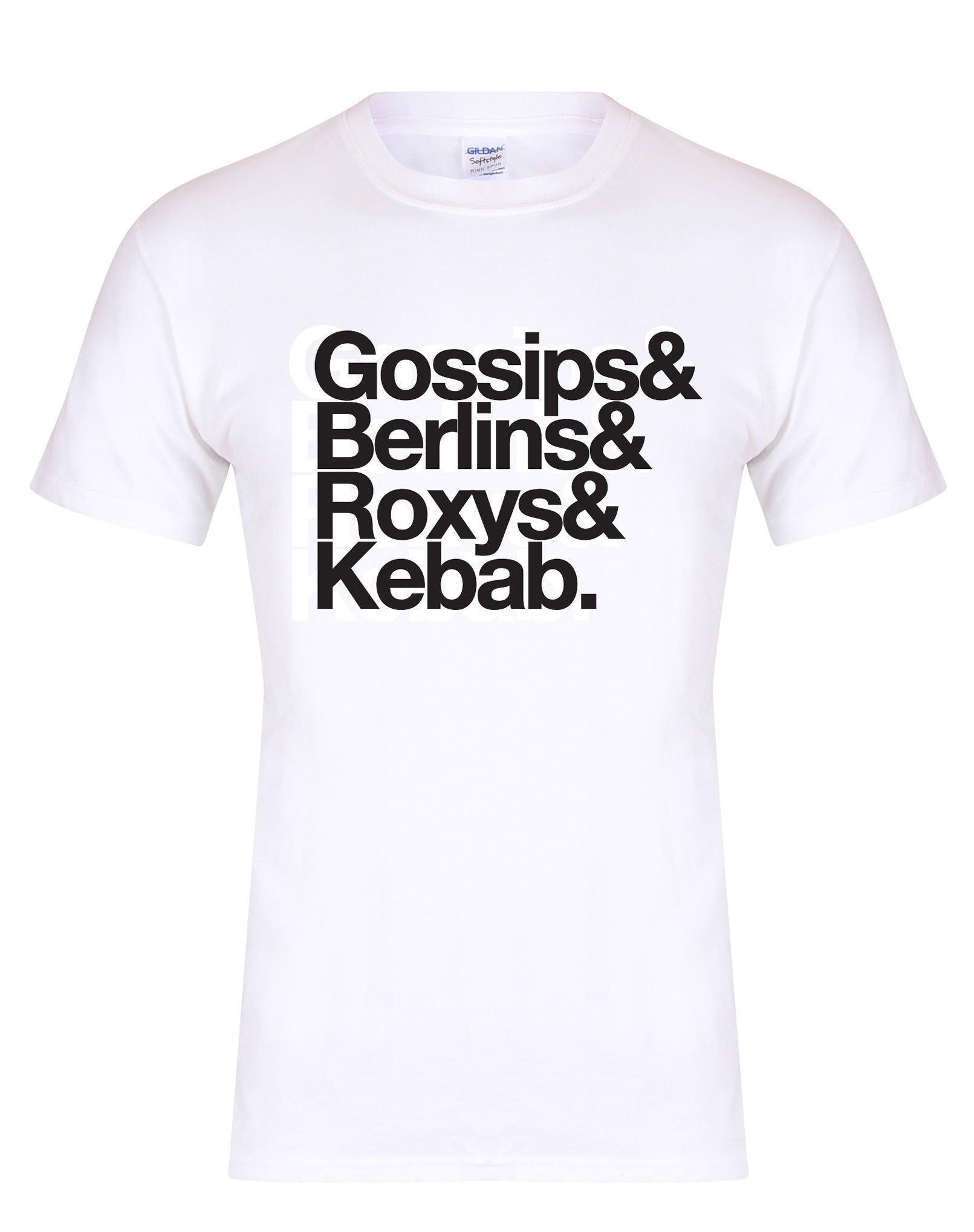 Gossips unisex fit T-shirt - various colours - Dirty Stop Outs