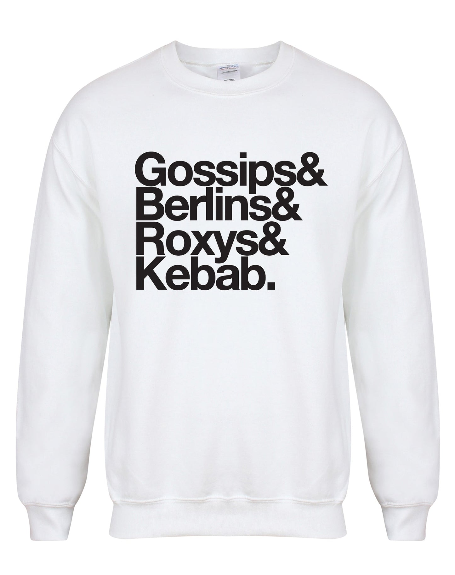 Gossips unisex sweatshirt - various colours - Dirty Stop Outs