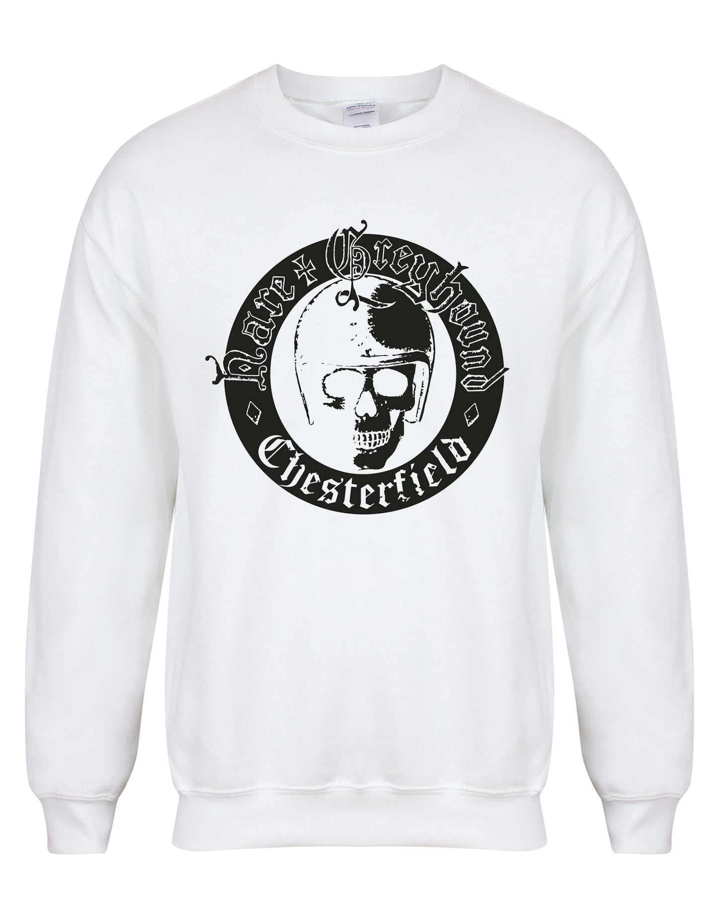 Hare & Greyhound skull unisex sweatshirt - various colours - Dirty Stop Outs