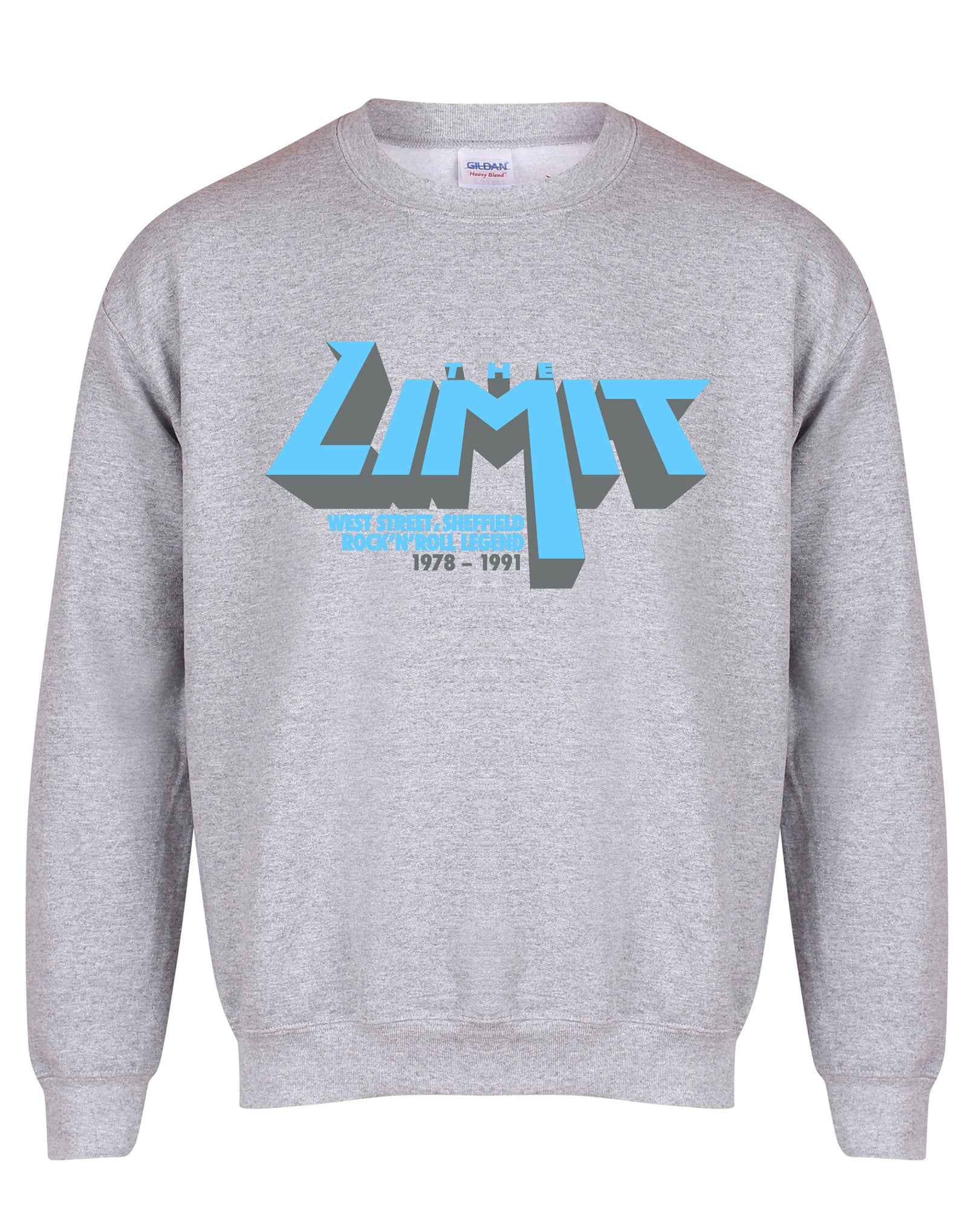 Limit anniversary (blue logo) unisex fit sweatshirt - various colours - Dirty Stop Outs