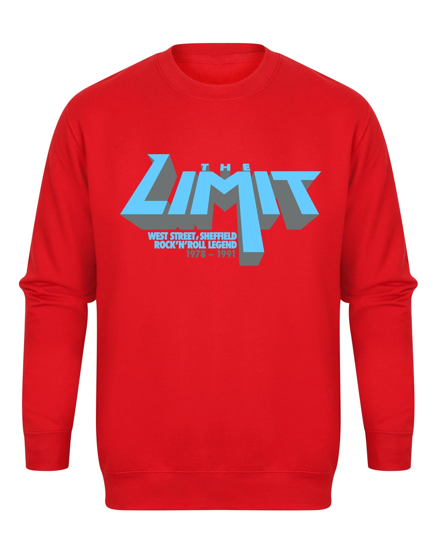 Limit anniversary (blue logo) unisex fit sweatshirt - various colours - Dirty Stop Outs
