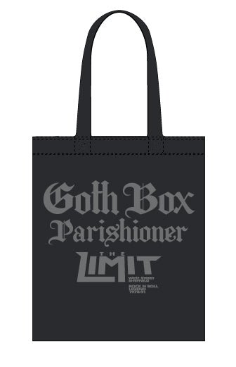 Limit Goth Box Parishoner - canvas tote bag - Dirty Stop Outs