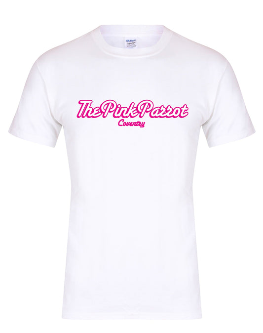 Pink Parrot unisex T-shirt - various colours - Dirty Stop Outs
