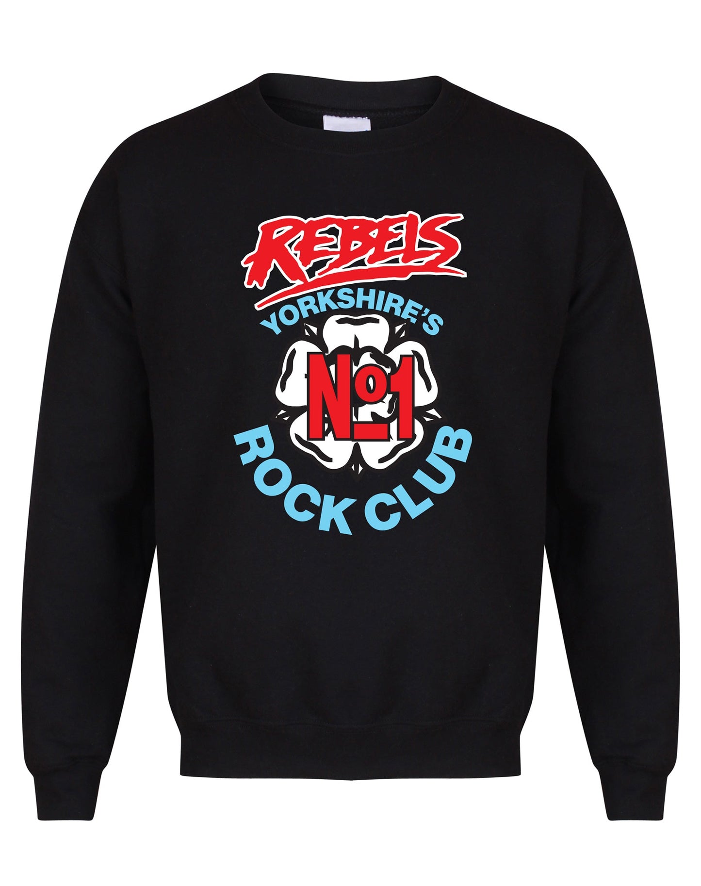 Rebels No. 1 rock club unisex fit sweatshirt - various colours - Dirty Stop Outs