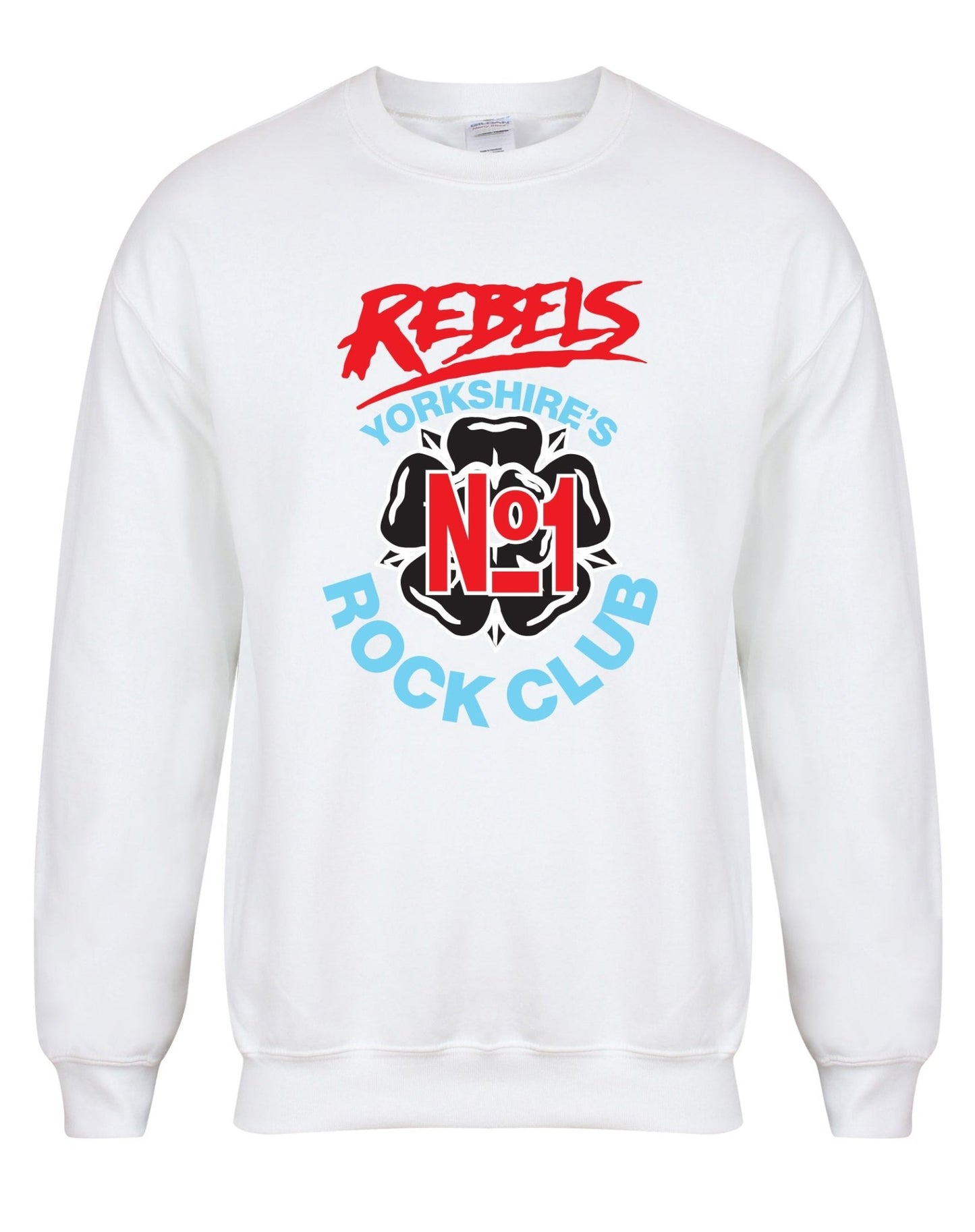 Rebels No. 1 rock club unisex fit sweatshirt - various colours - Dirty Stop Outs