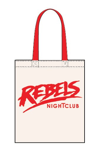 Rebels original logo canvas tote bag - Dirty Stop Outs