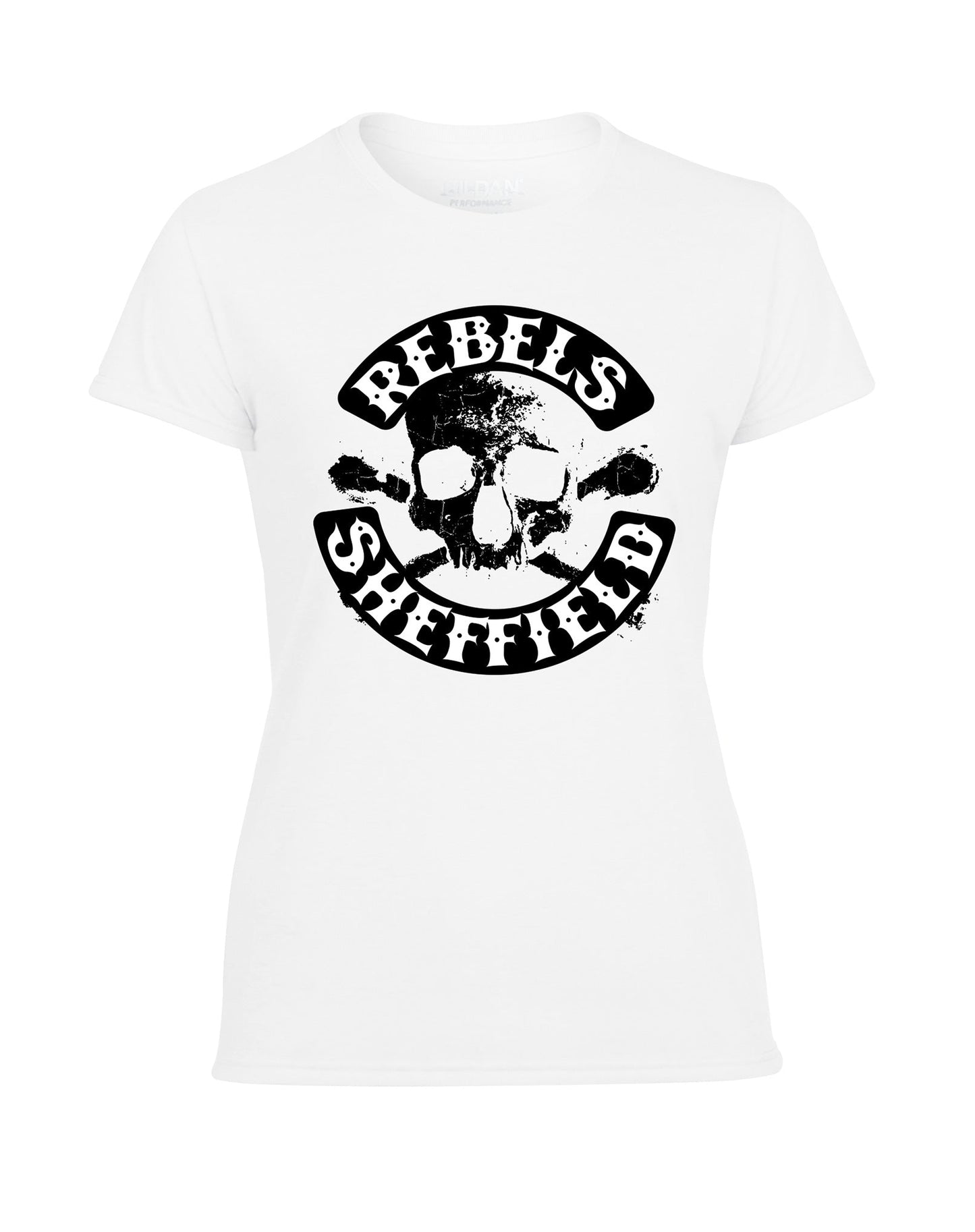 Rebels Skull ladies fit T-shirt - various colours - Dirty Stop Outs