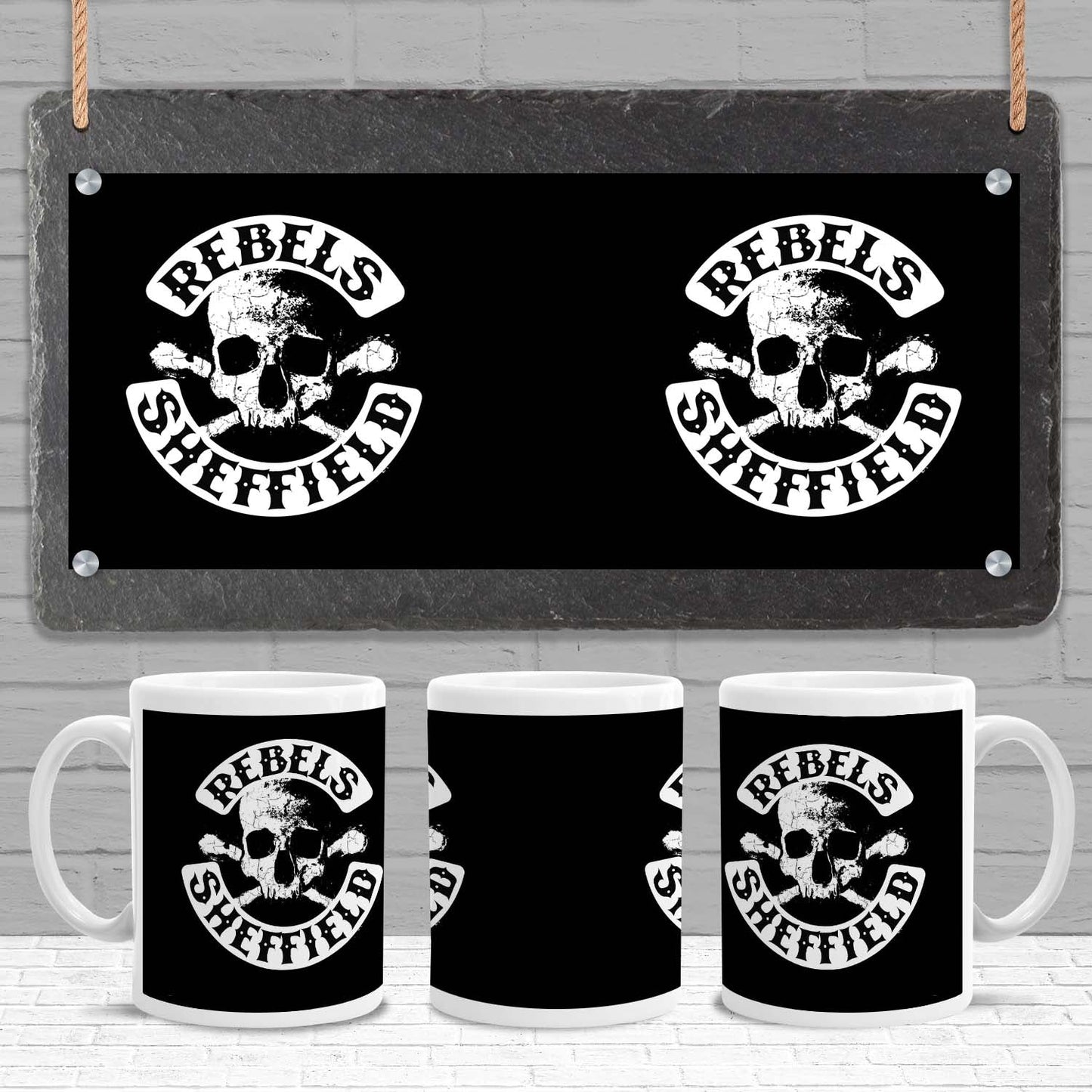 Rebels skull mug - Dirty Stop Outs