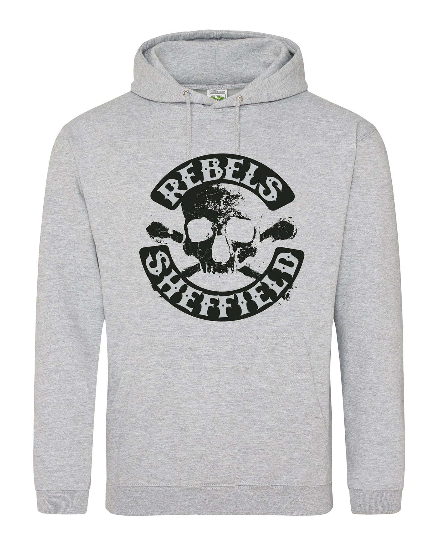 Rebels skull unisex fit hoodie - various colours - Dirty Stop Outs