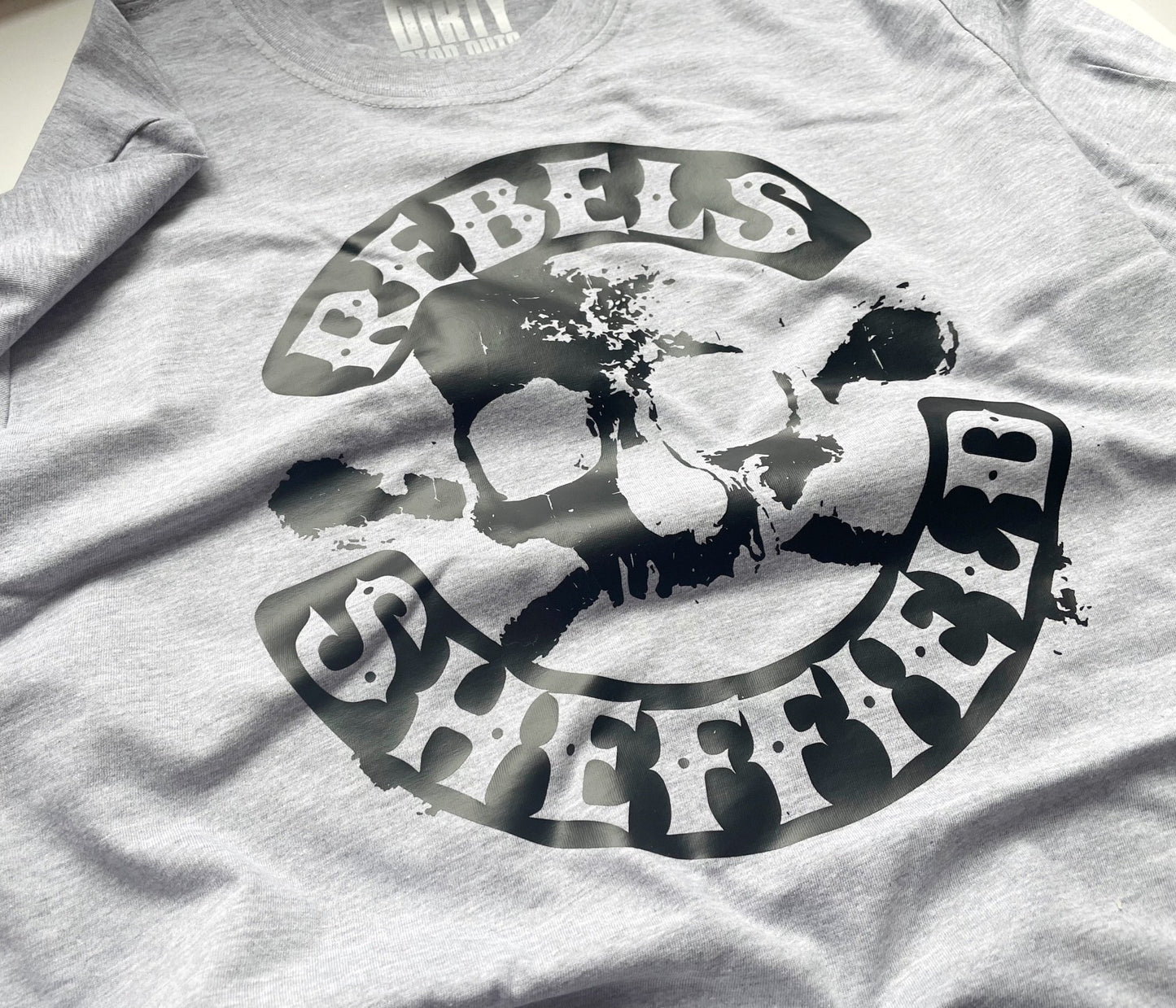 Rebels skull unisex fit T-shirt - various colours - re-discover your inner rock star - Dirty Stop Outs