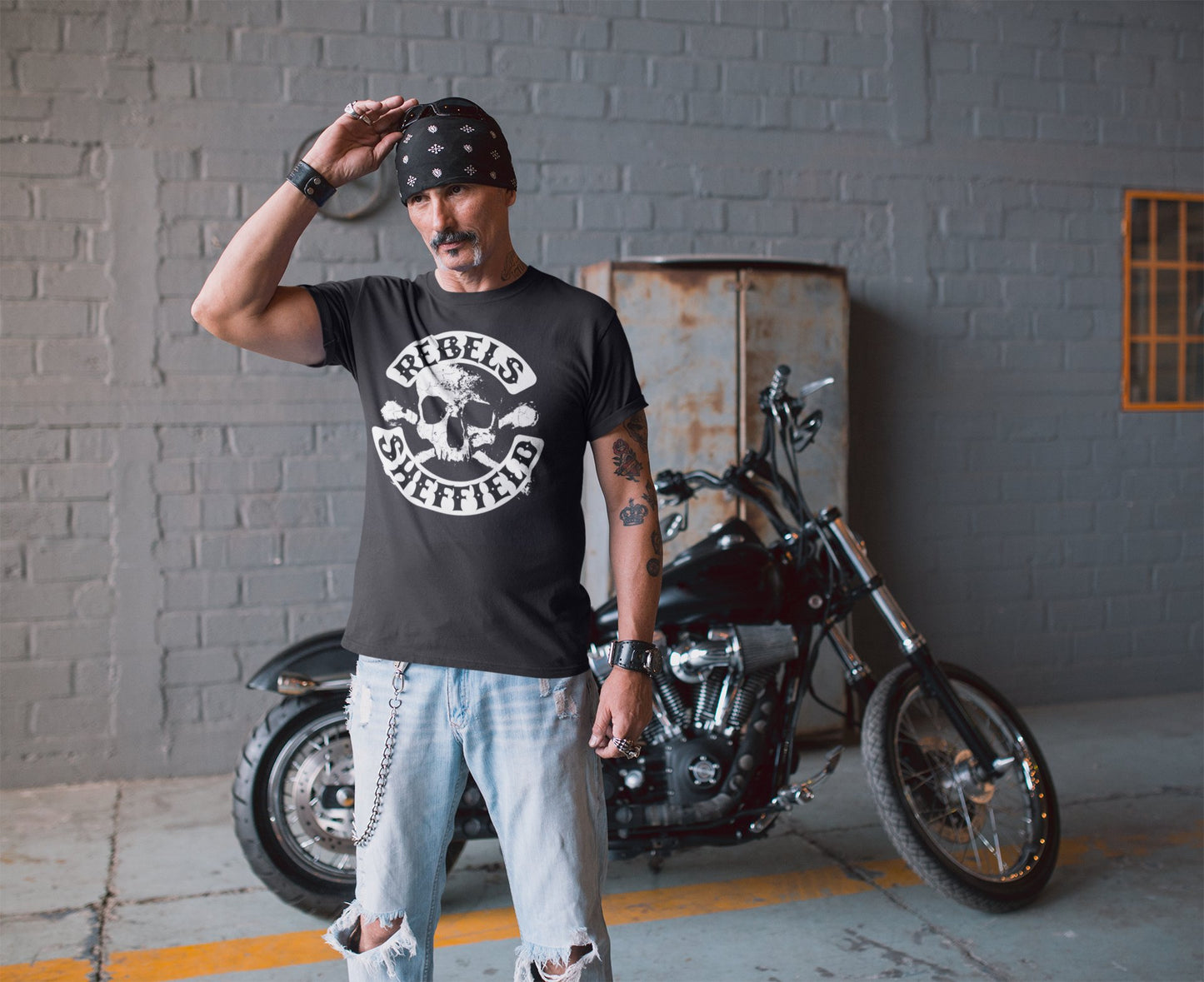 Rebels skull unisex fit T-shirt - various colours - re-discover your inner rock star - Dirty Stop Outs