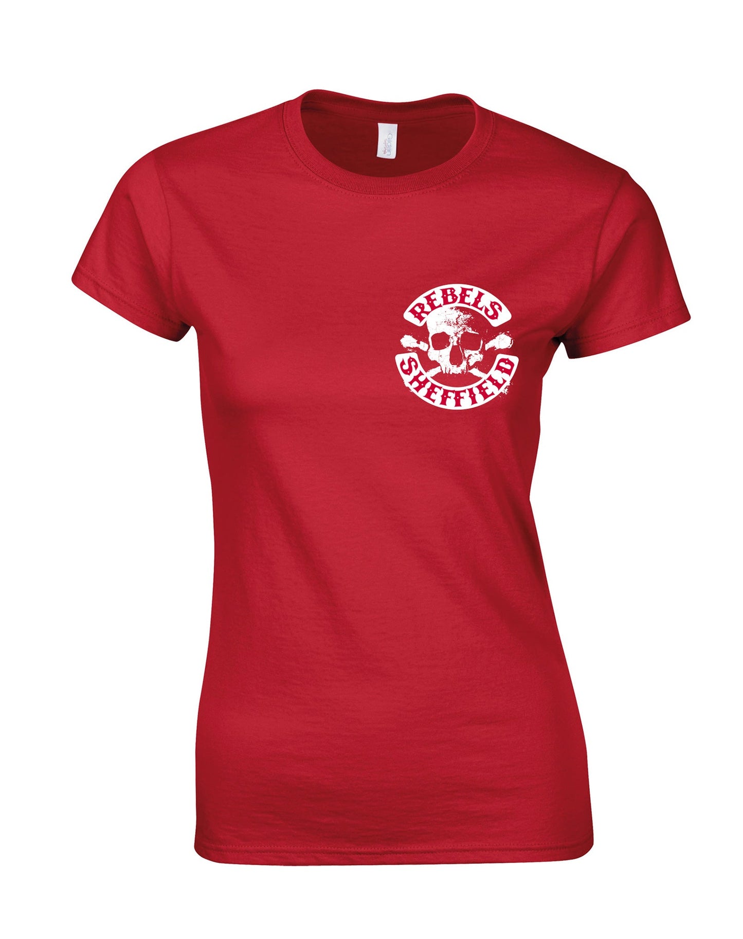 Rebels small skull ladies fit T-shirt - various colours - Dirty Stop Outs