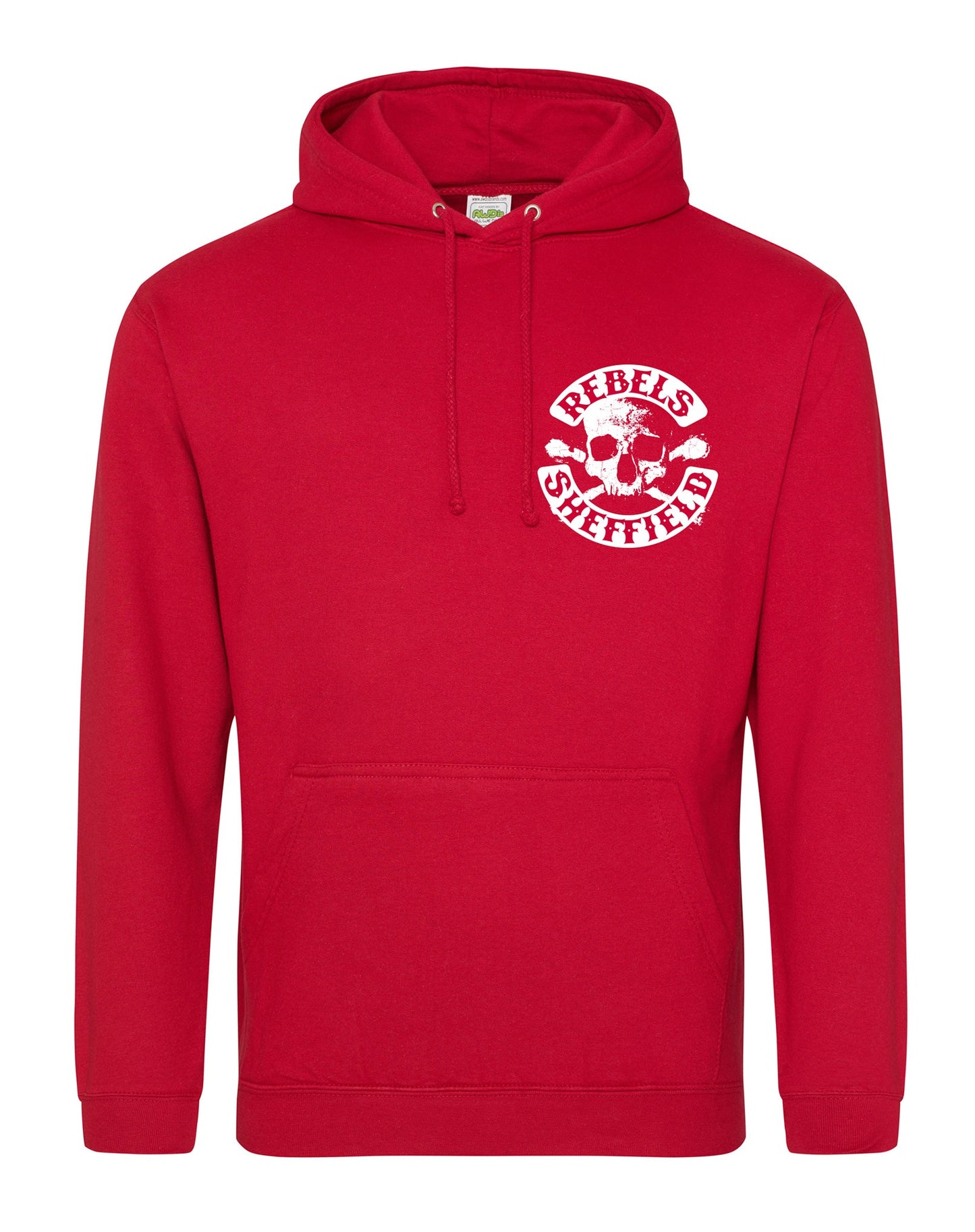 Rebels small skull unisex fit hoodie - various colours - Dirty Stop Outs