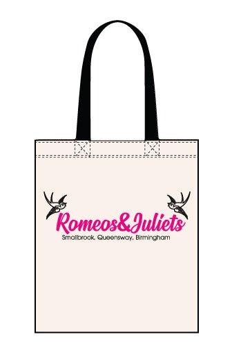 Romeo & Juliets - Birmingham - canvas tote bag - Dirty Stop Outs