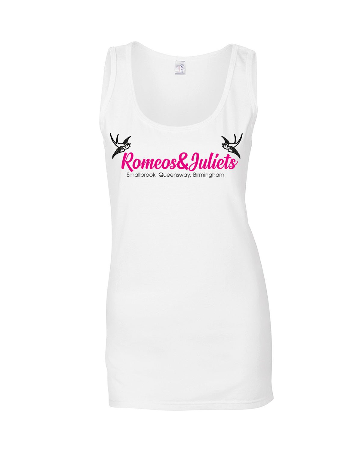 Romeo & Juliets - Birmingham - ladies fit vest - various colours - Dirty Stop Outs