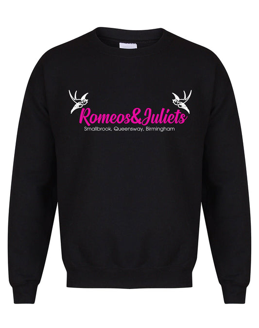 Romeo & Juliets - Birmingham - unisex fit sweatshirt - various colours - Dirty Stop Outs