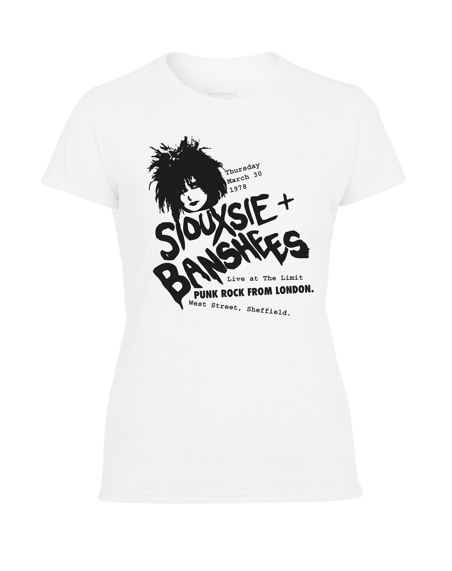 Siouxsie at the Limit ladies fit t-shirt- various colours - Dirty Stop Outs