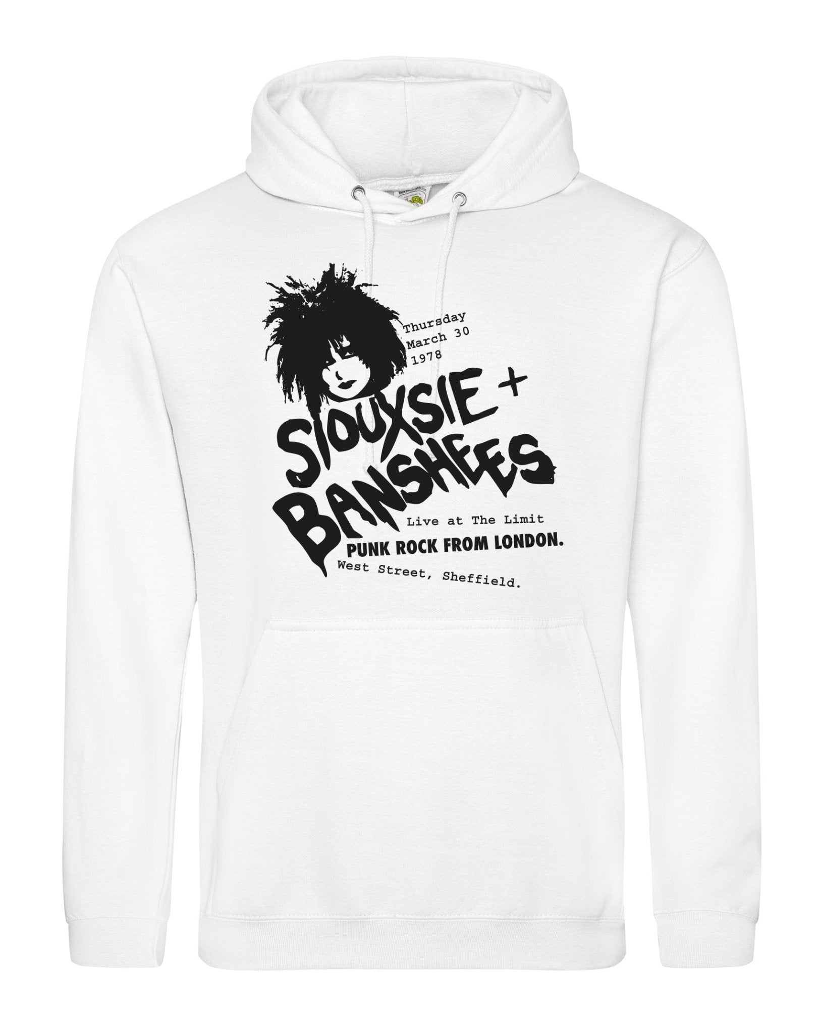 Siouxsie at the Limit - unisex fit hoodie - various colours - Dirty Stop Outs