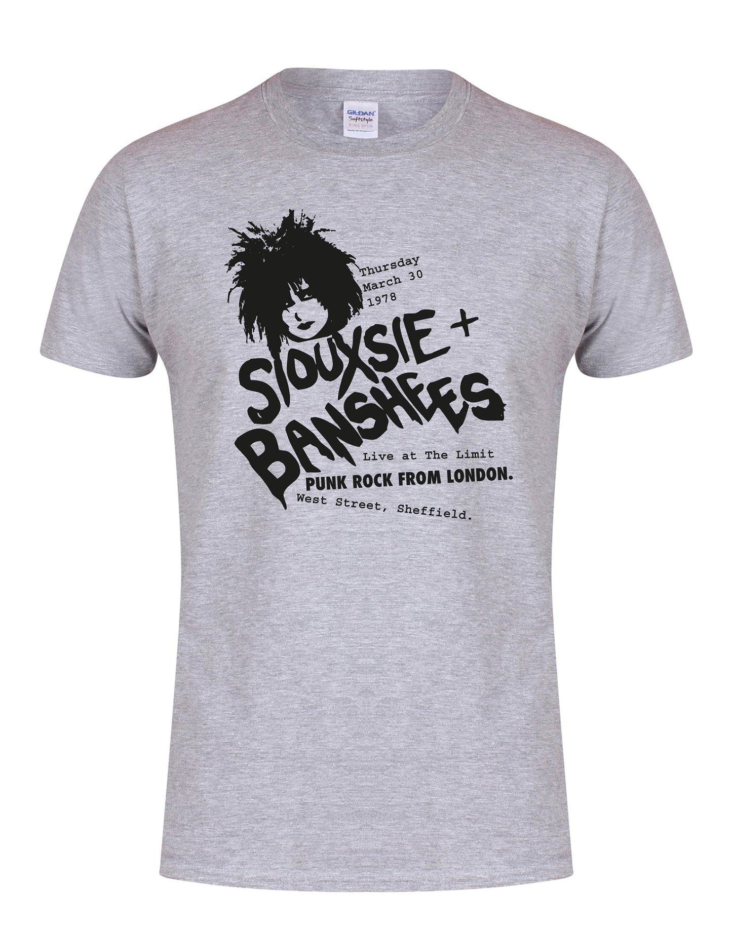 Siouxsie at the Limit unisex fit T-shirt - various colours - Dirty Stop Outs