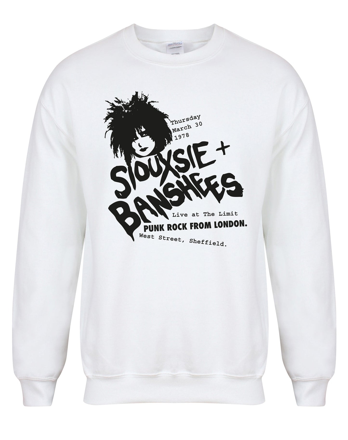 Siouxsie at the Limit unisex sweatshirt - various colours - Dirty Stop Outs