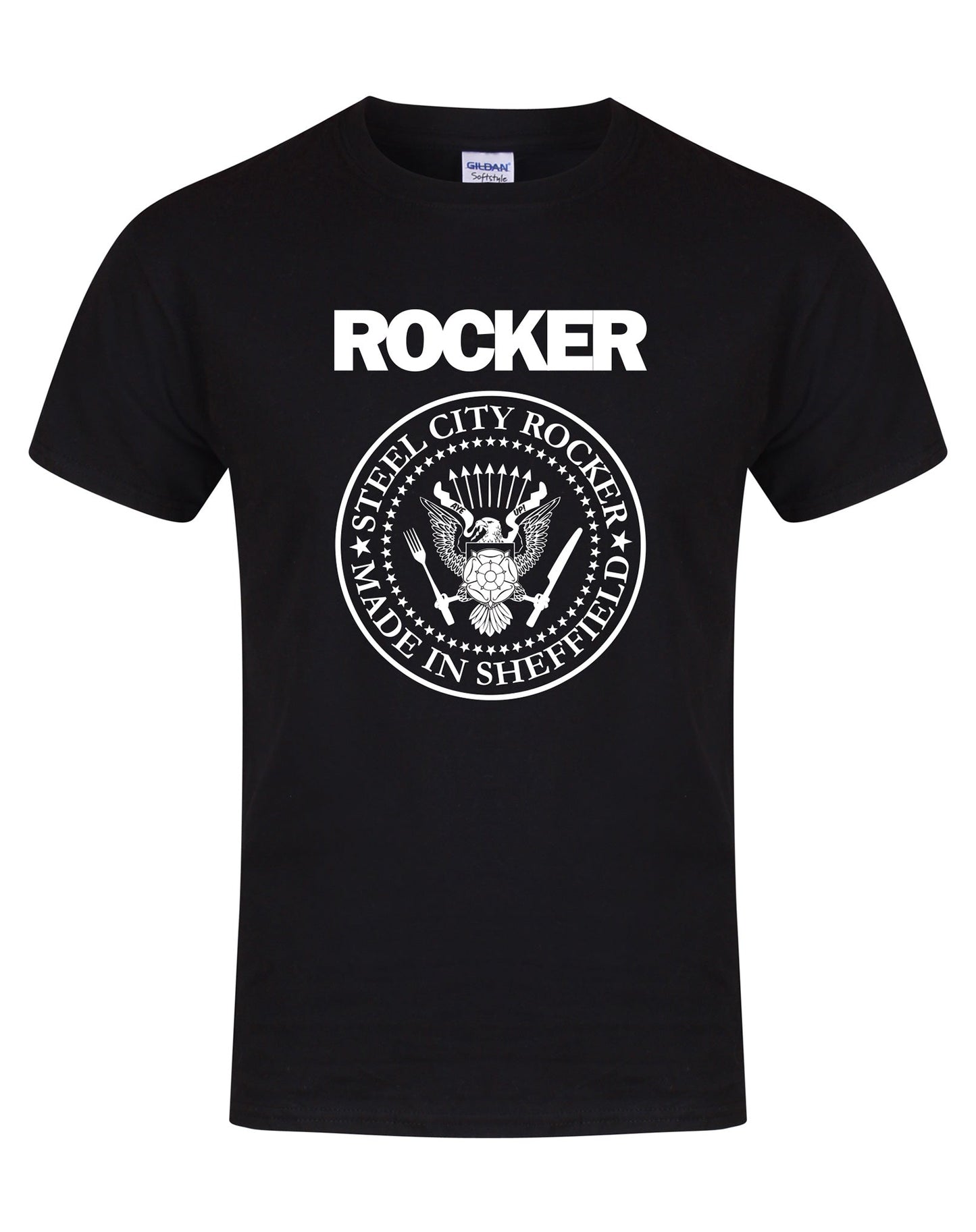 Steel City Rocker - Ramones design T-shirt - various colours - Dirty Stop Outs