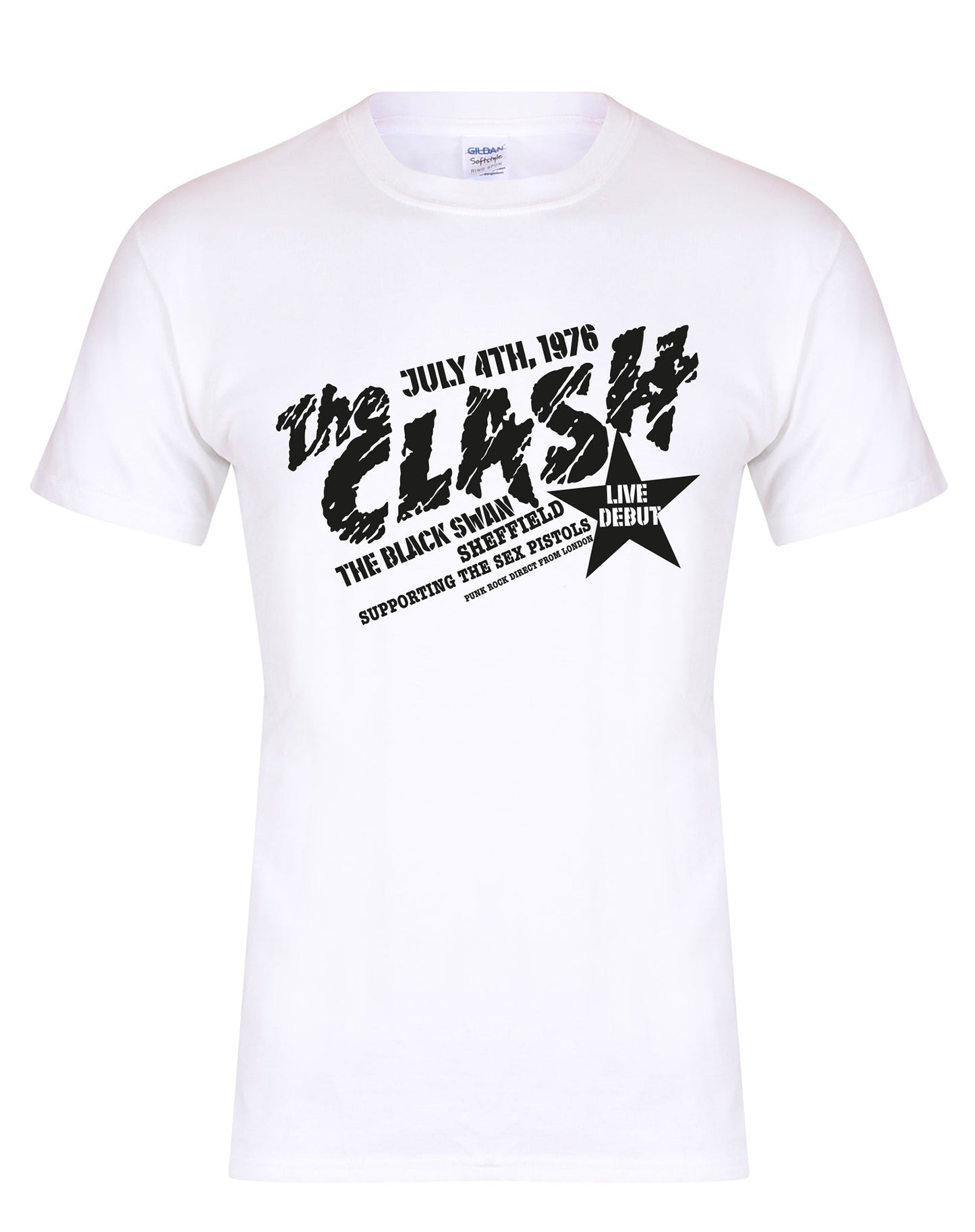 The Clash at the Black Swan unisex fit T-shirt - various colours - Dirty Stop Outs