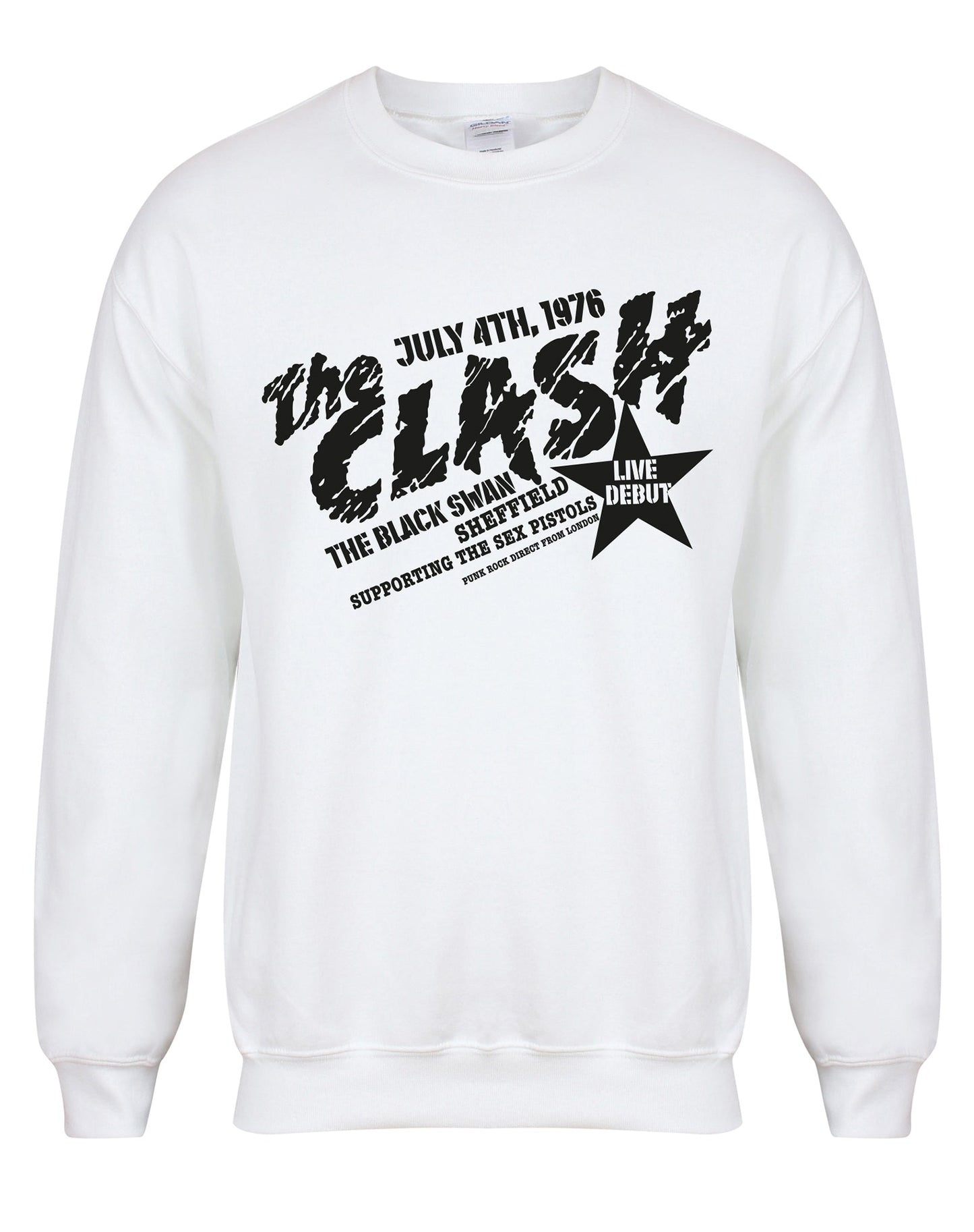 The Clash at the Black Swan unisex sweatshirt - various colours - Dirty Stop Outs