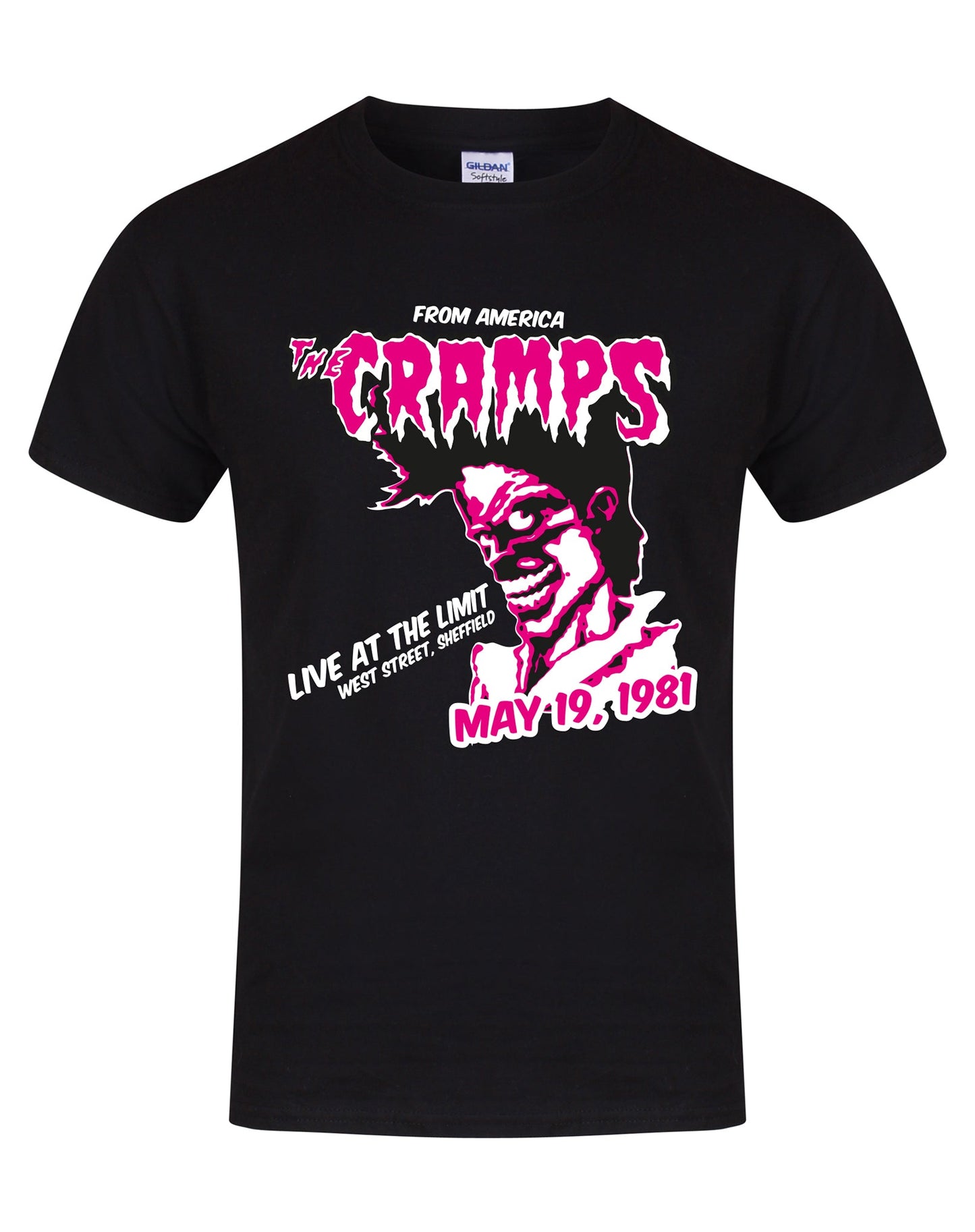 The Cramps at the Limit - unisex fit T-shirt - various colours - Dirty Stop Outs