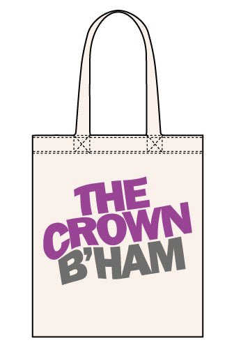 The Crown canvas tote bag - Dirty Stop Outs