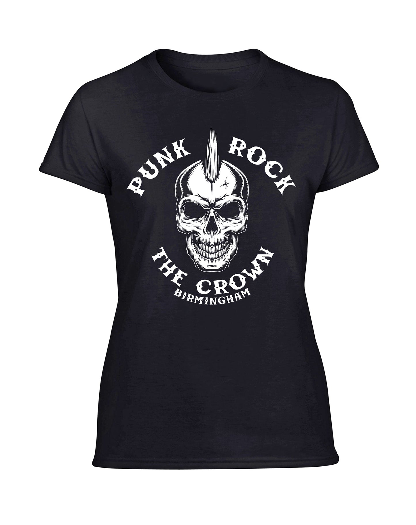 The Crown - punk rock - ladies fit T-shirt - various colours - Dirty Stop Outs